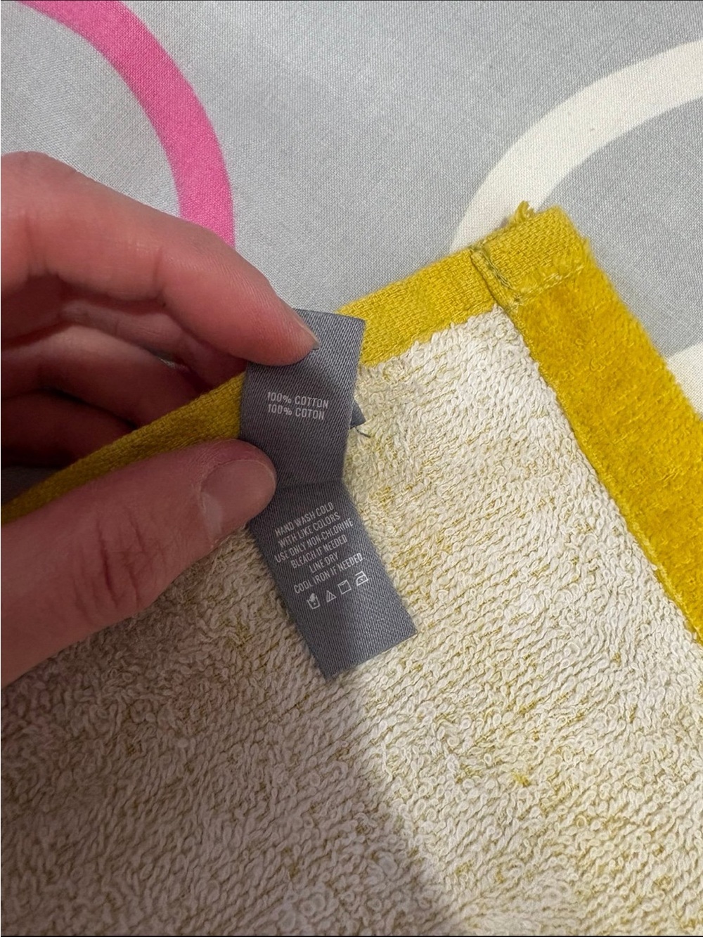 Aerie Yellow Beach Towel - Picture 4 of 4